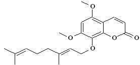 8-Geranyloxy-5,7-dimethoxycoumarin