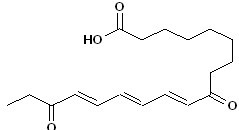 9,16-Dioxo-10,12,14-octadecatrienoic acid
