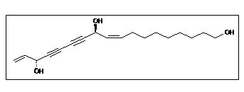 9,17-Octadecadiene-12,14-diyne-1,11,16-triol