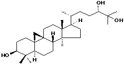 Cycloartane-3,24,25-triol