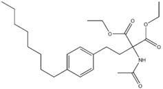 Diethyl 2-acetamido-2-(4-octylphenethyl)malonate