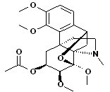 Dihydroepistephamiersine 6-acetate