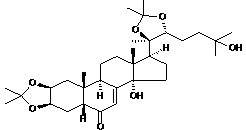 Ecdysterone 2,3:20,22-diacetonide