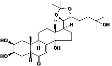 Ecdysterone 20,22-monoacetonide