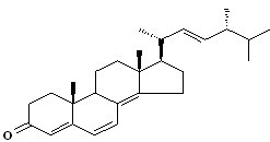 Ergosta-4,6,8(14),22-tetraen-3-one