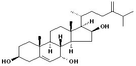 Ergosta-5,24(28)-diene-3,7,16-triol