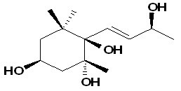 Megastigm-7-ene-3,5,6,9-tetraol