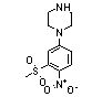 N-(3-Methylsulphonyl-4-nitrophenyl)piperazine