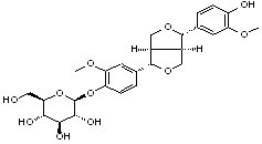 Pinoresinol 4-O-beta-D-glucopyranoside